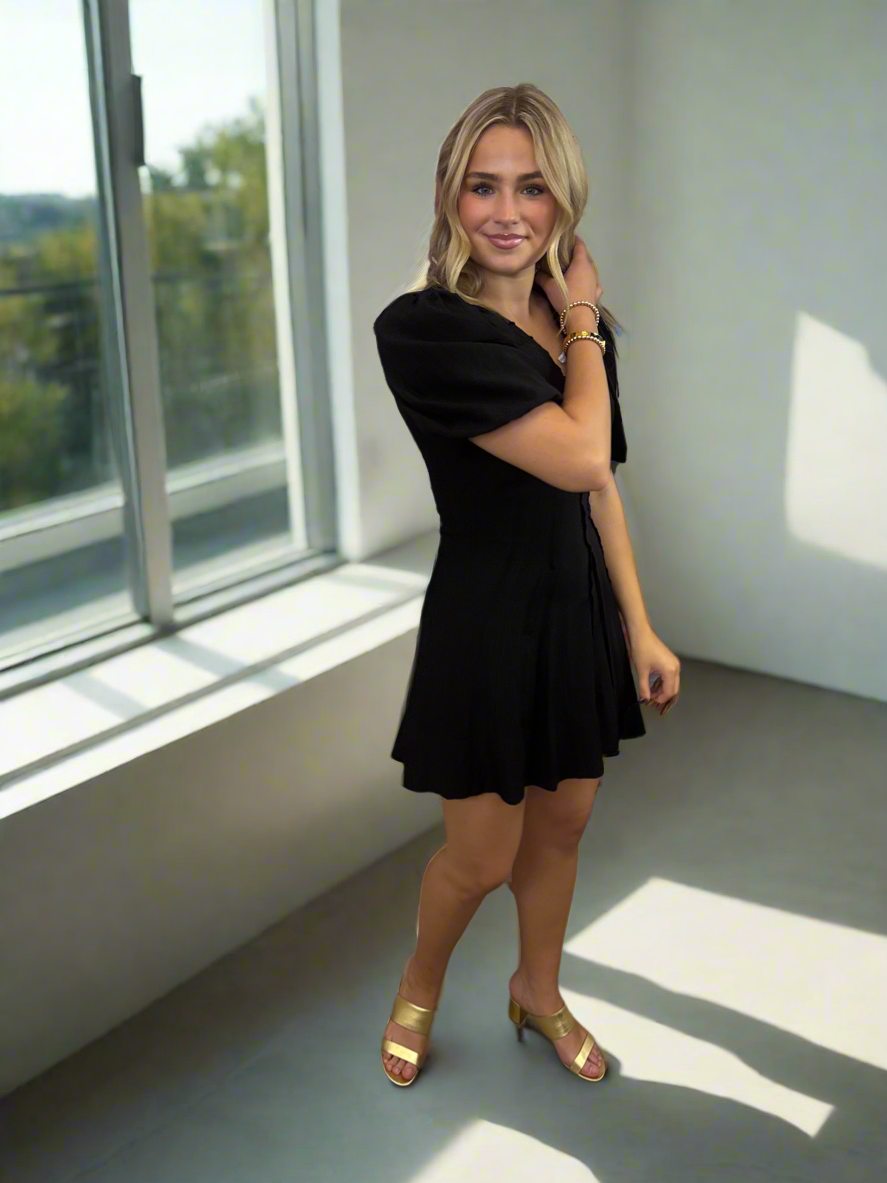 Front Decorative Seam Detail Dress - Jolie Femme Boutique