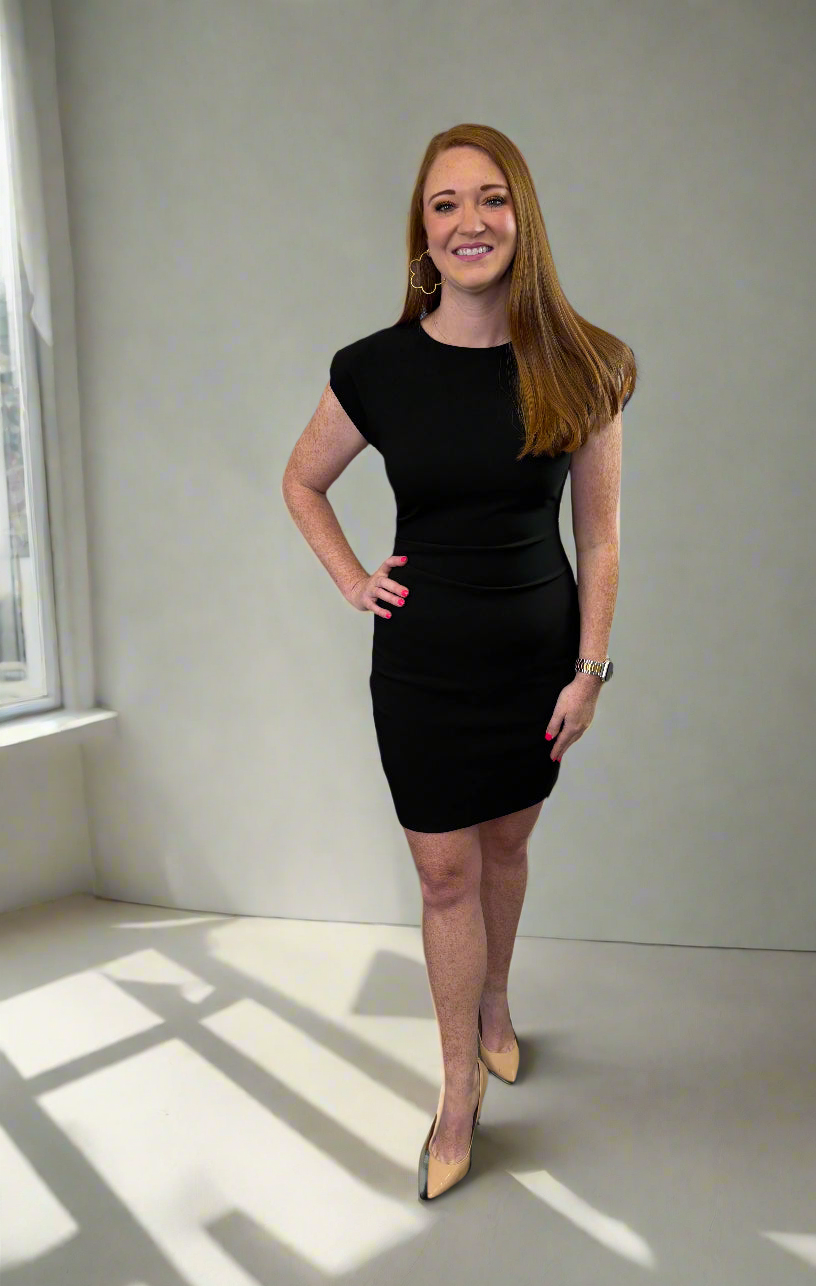 Side Ruched Dress - Jolie Femme Boutique