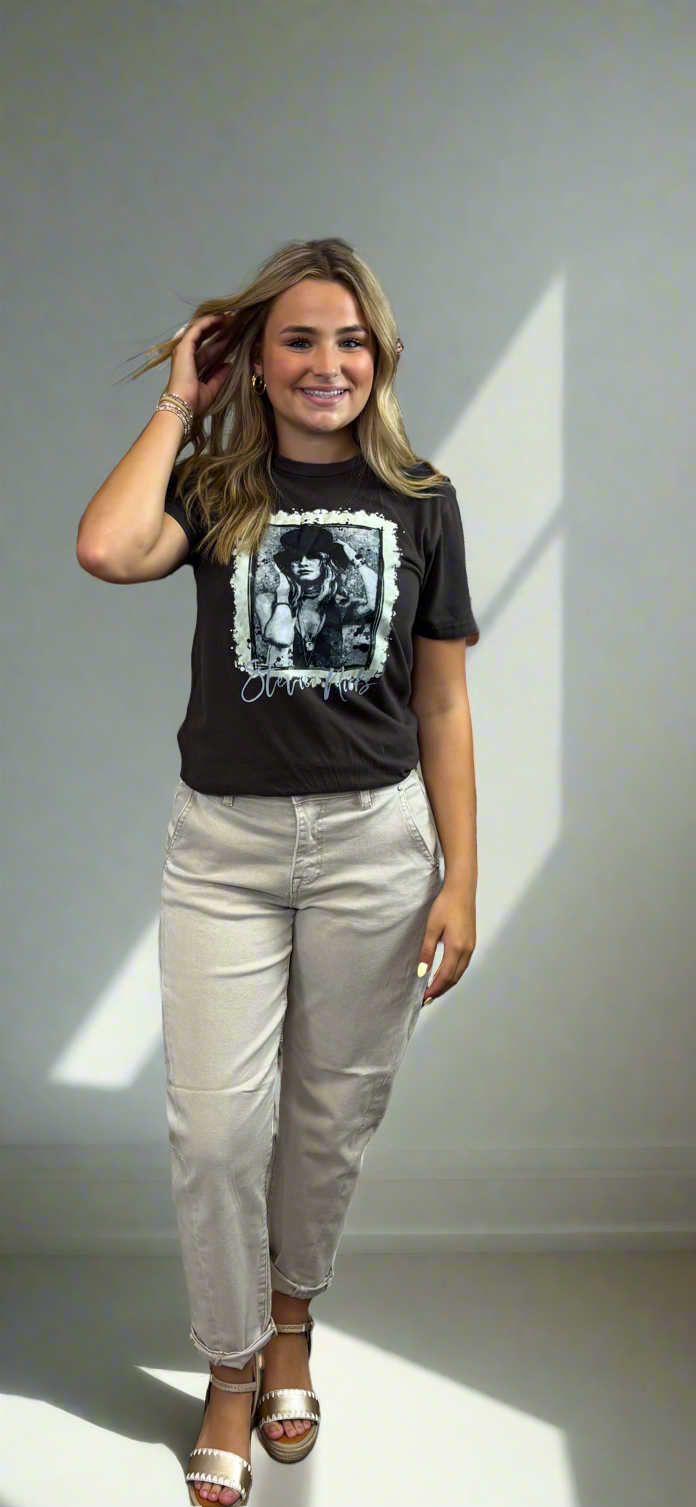 Vintage Black Stevie Nicks Tee