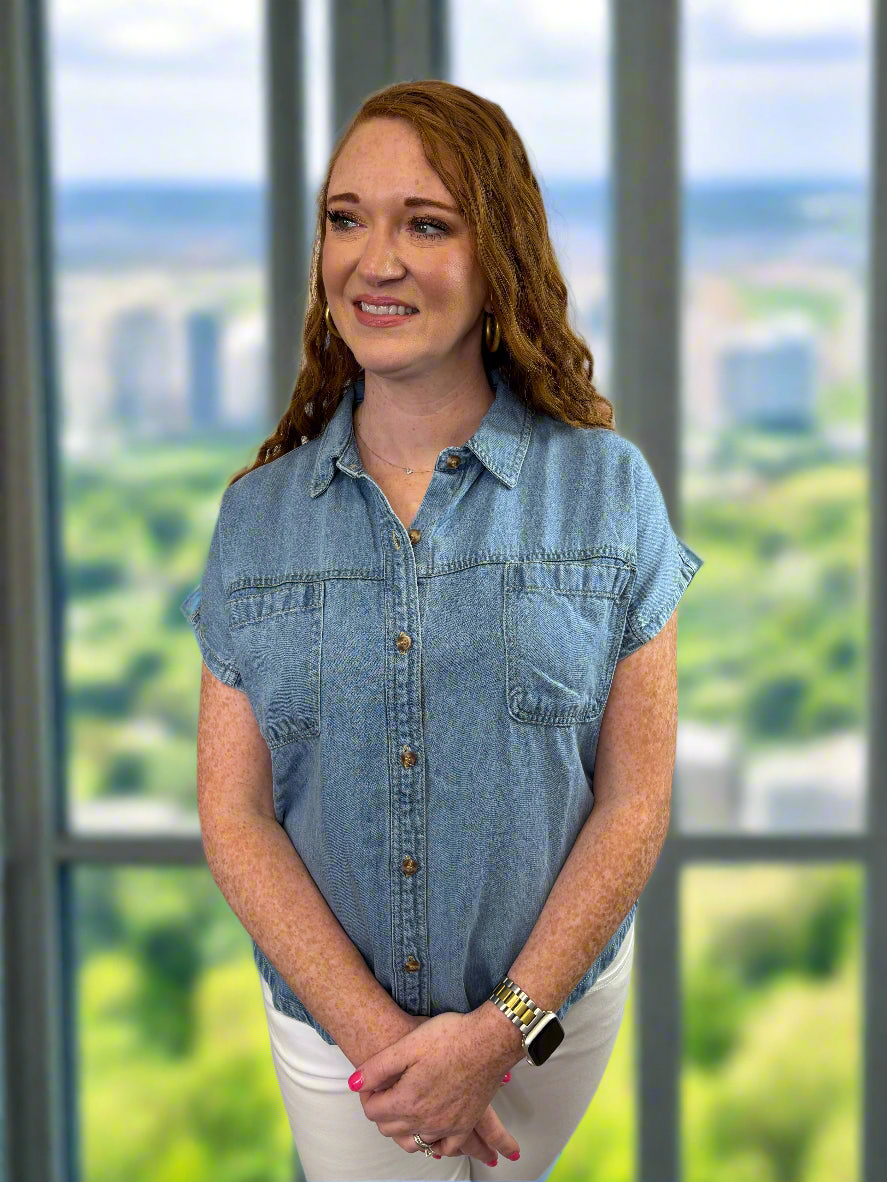 Chambray Collard Button Up