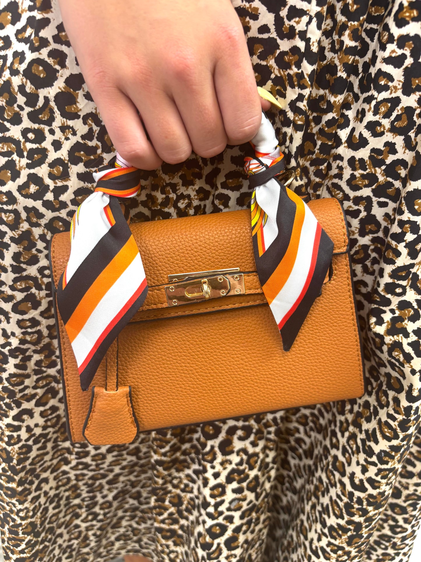 Mini Camel Satchel - Jolie Femme Boutique