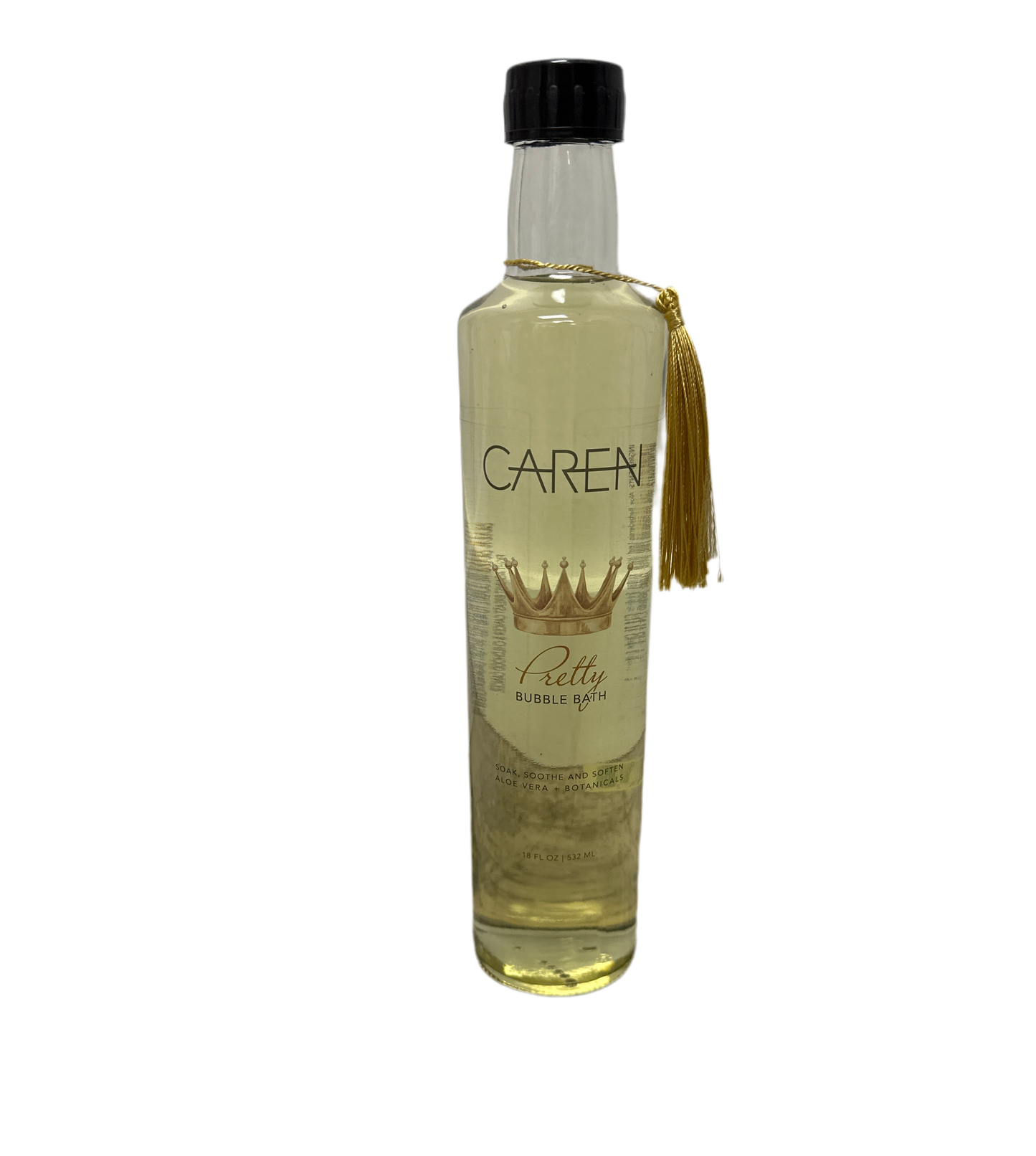 Caren Bubble Bath 18oz. Glass Bottle