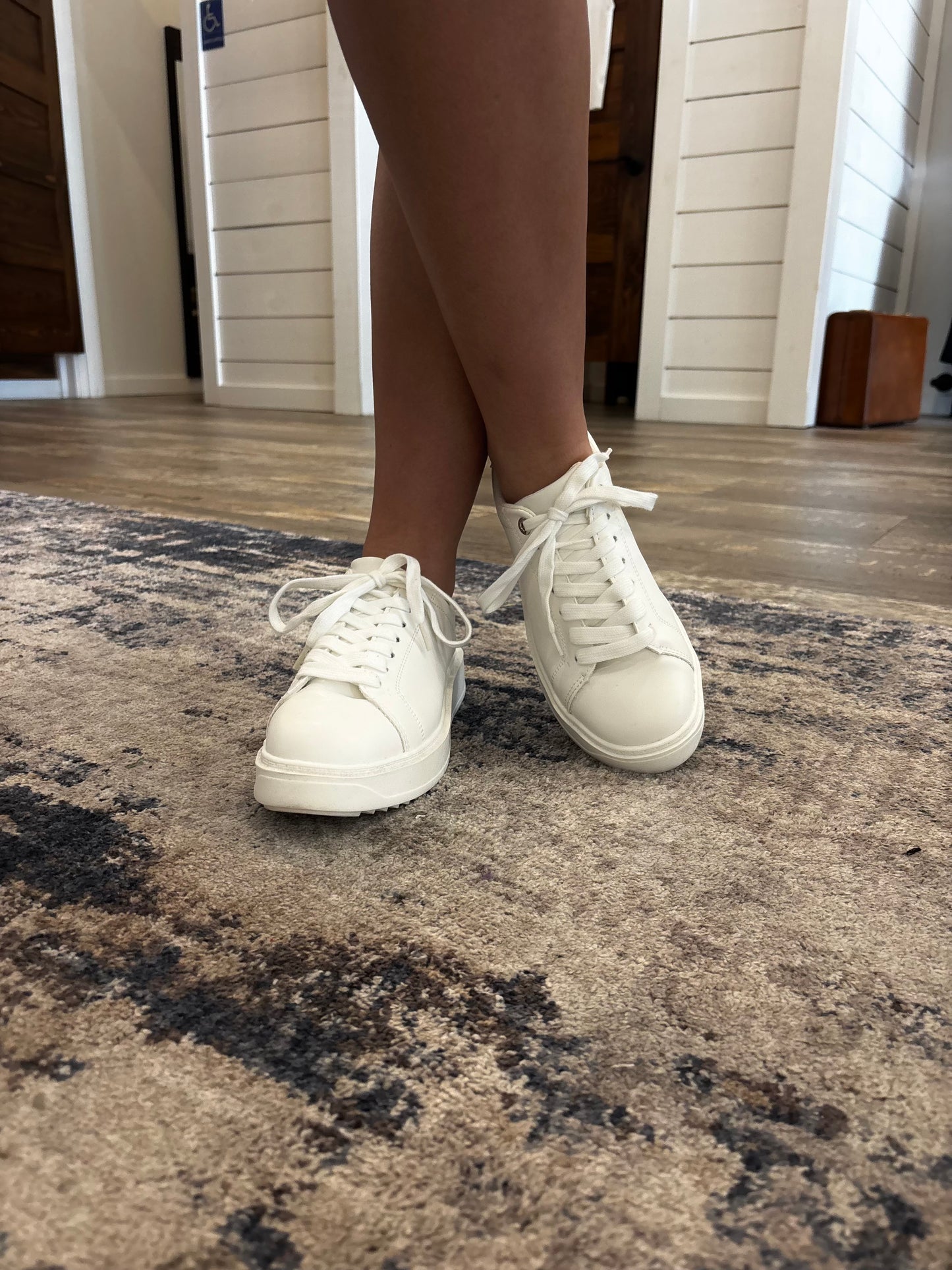White Athletic Shoe