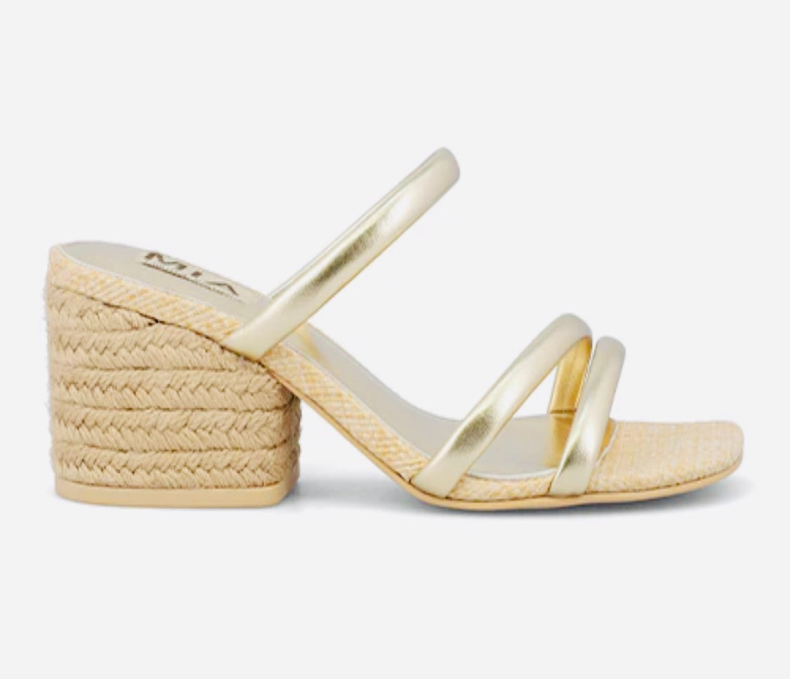 Mia Soft Gold Heel- Limited Edition