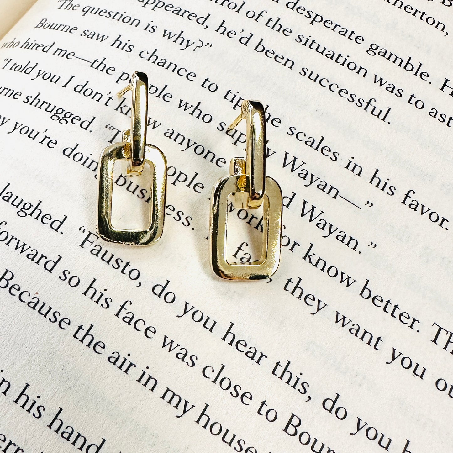 Linked Chain Earring - Jolie Femme Boutique