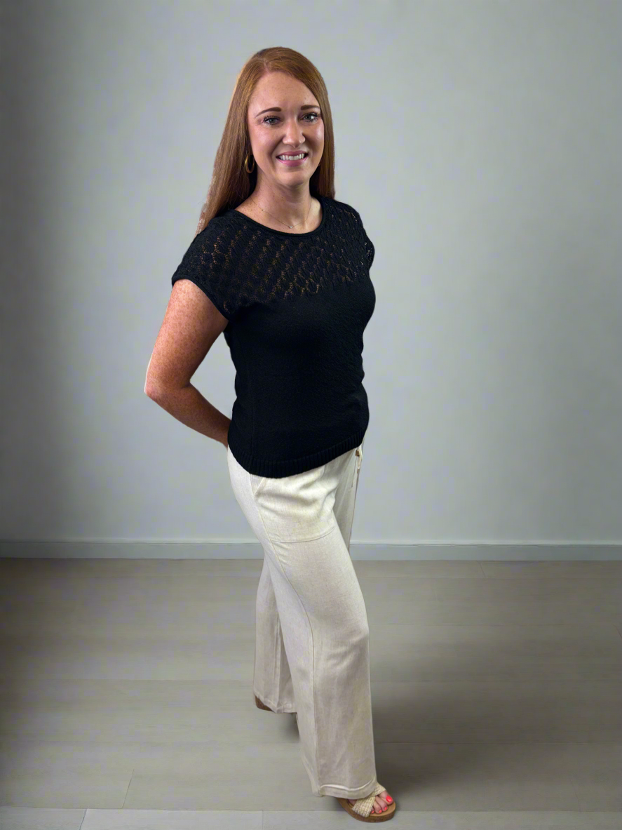 Soft Linen Wide leg Pant - Jolie Femme Boutique