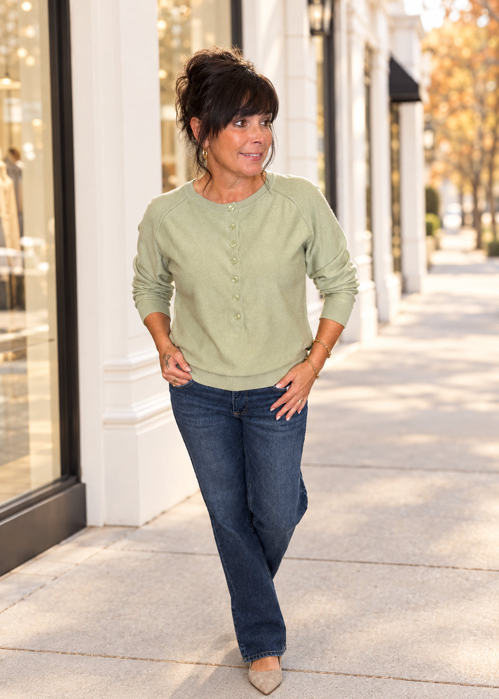 Sage Long Sleeve Sweater
