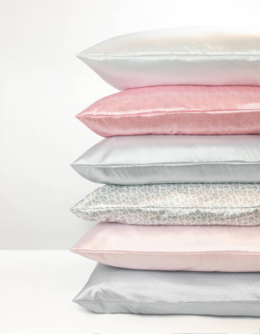 Lemon Lavender Printed Silky Satin Pillowcase Assortment - Jolie Femme Boutique