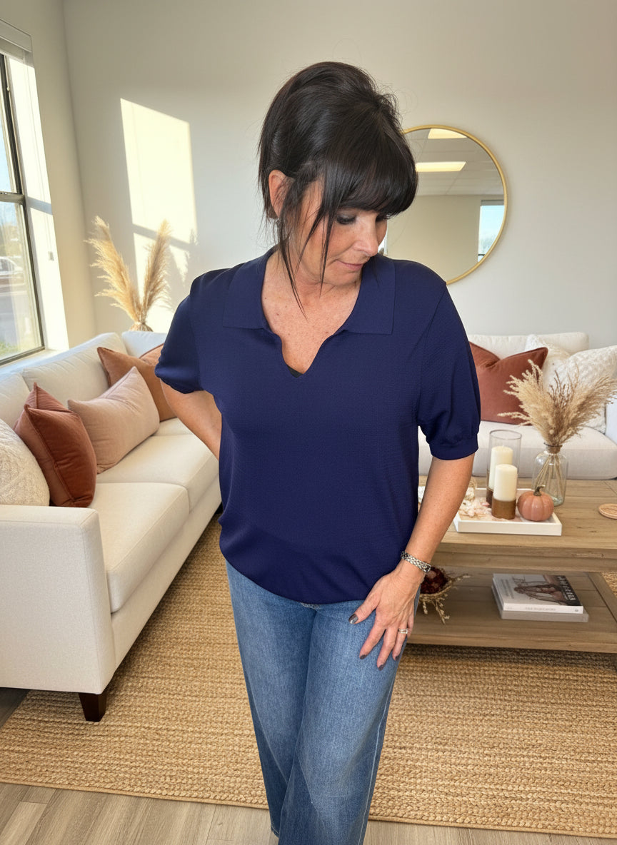 Essential Lightweight Polo Top