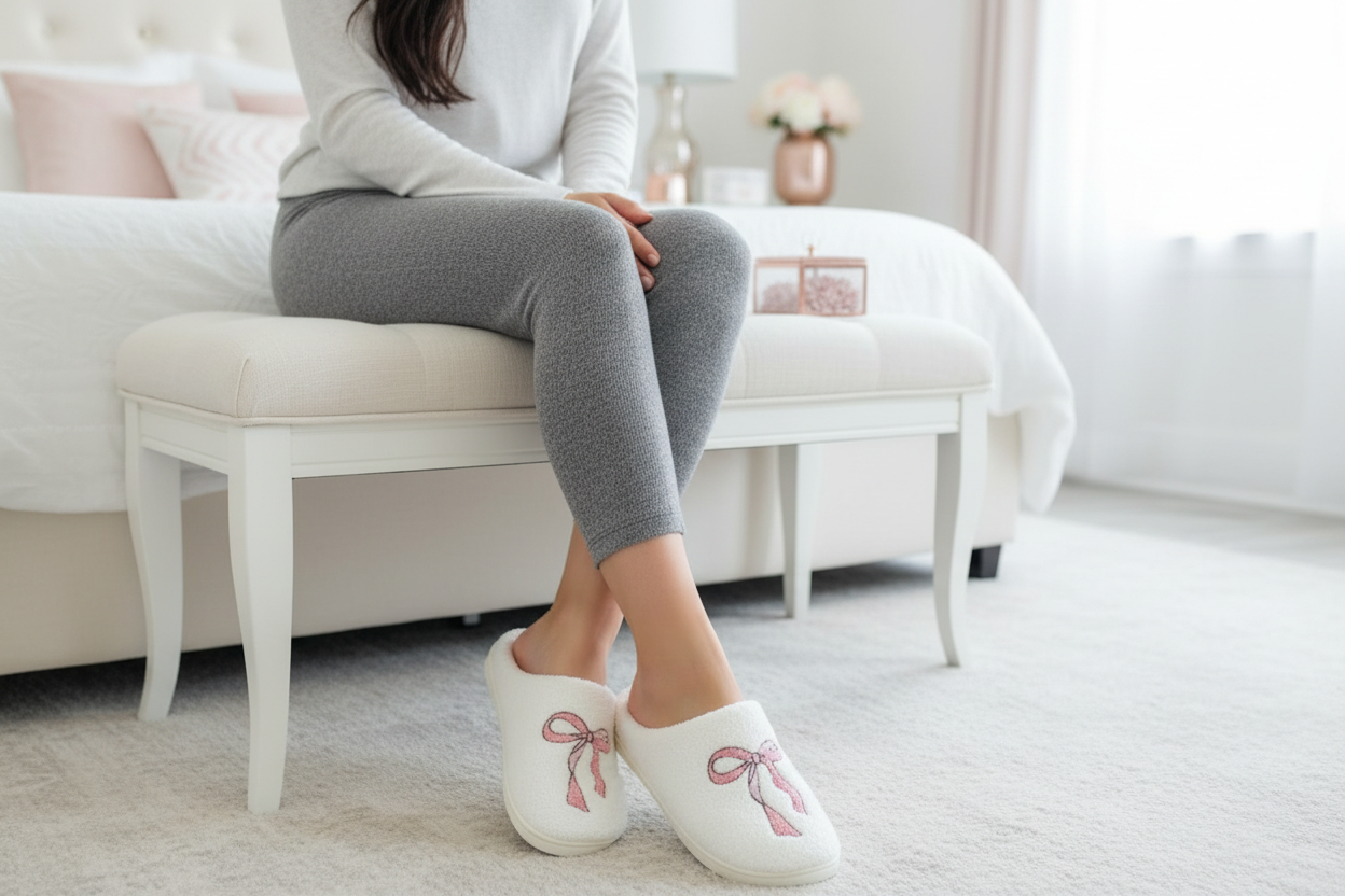 Bow House Shoes - Jolie Femme Boutique