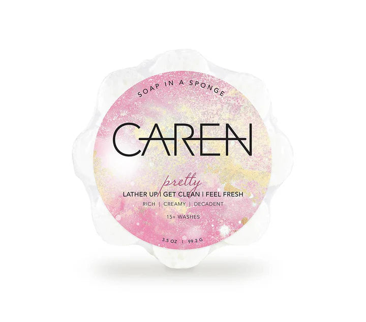 Caren Large Soap In A Sponge - Jolie Femme Boutique
