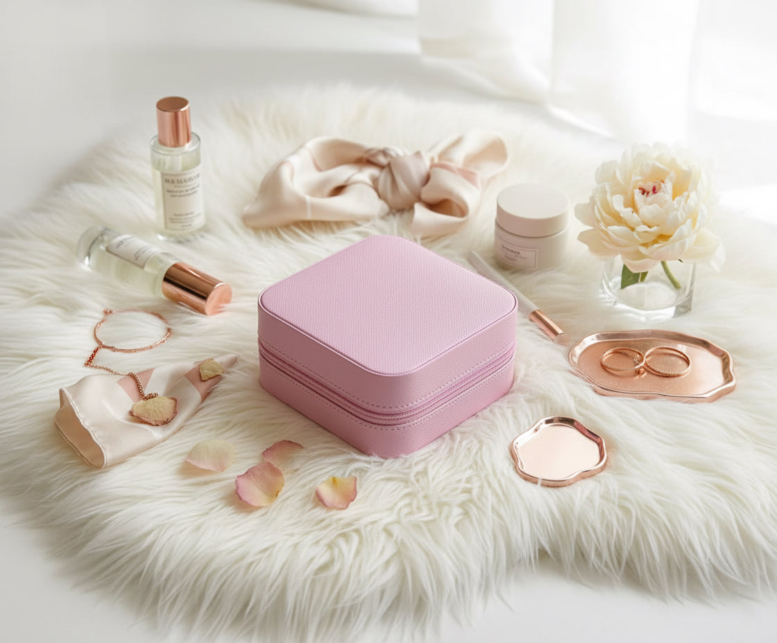 Portable Mini Square Jewelry Organizer - Jolie Femme Boutique