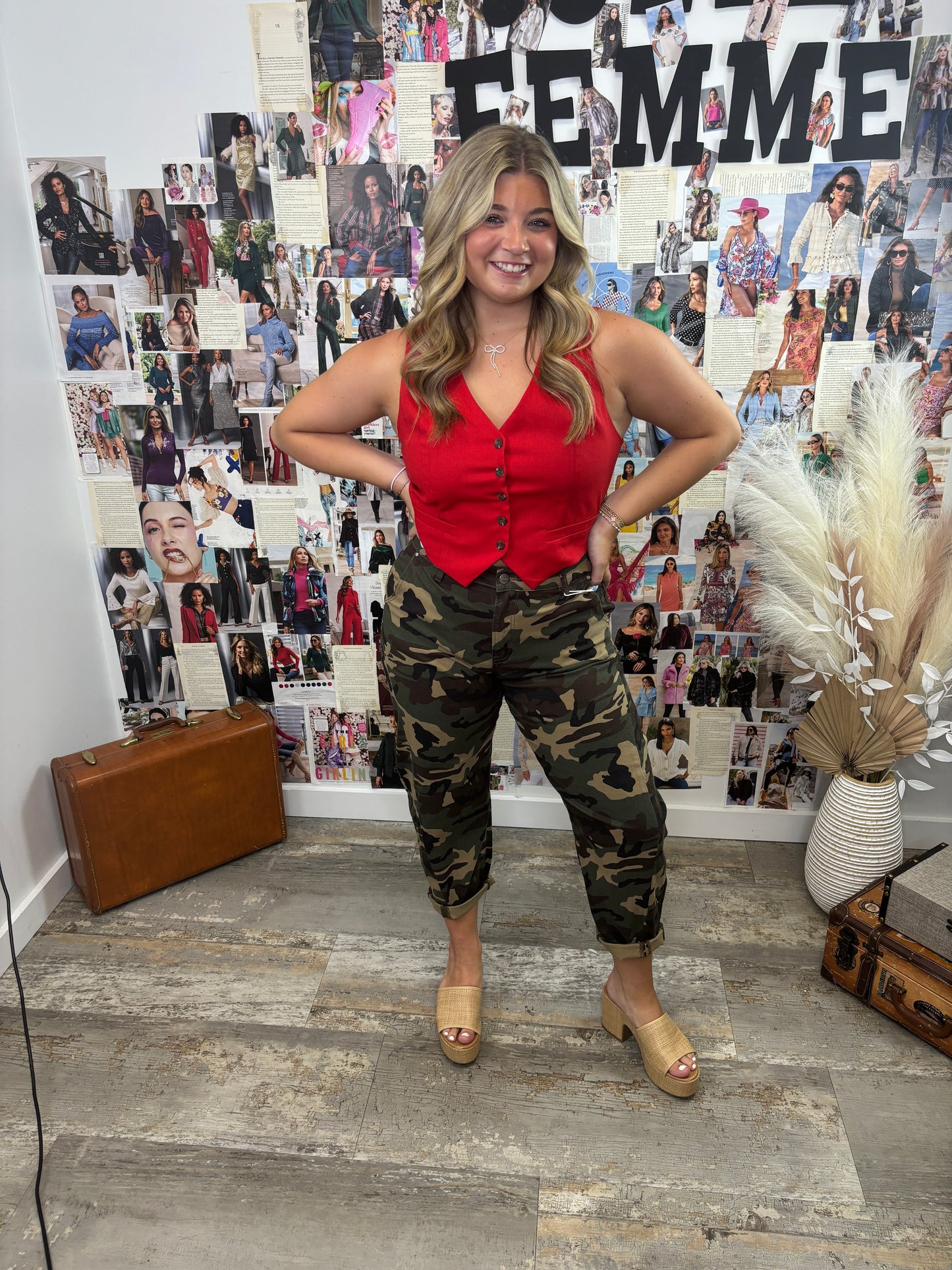 Camo Barrel Pant
