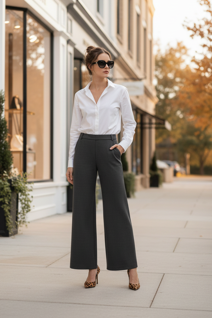 Pull - On Straight Leg Trouser