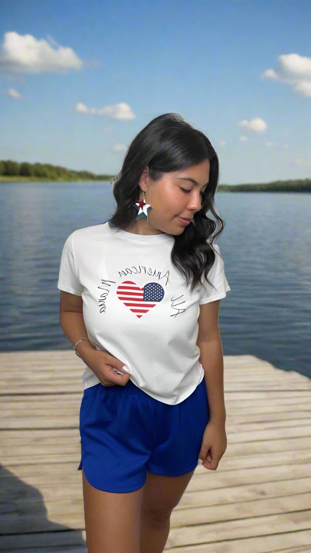 ALL AMERICAN MAMA TOP - Jolie Femme Boutique