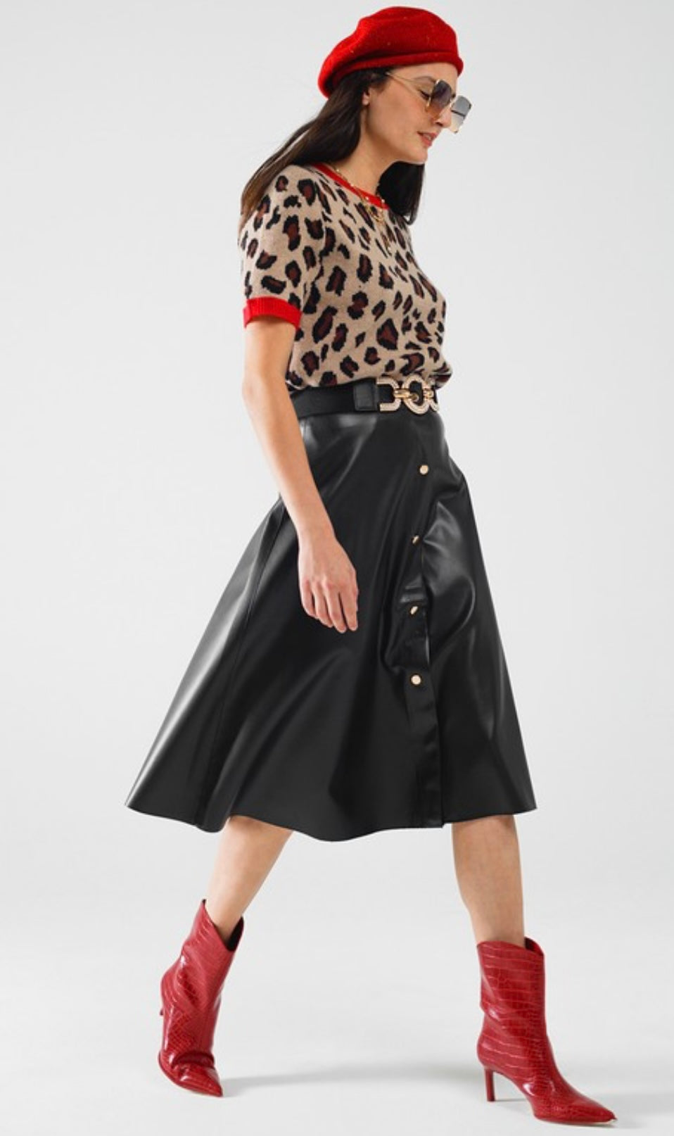 Cozy Leopard Print Sweater - Jolie Femme Boutique
