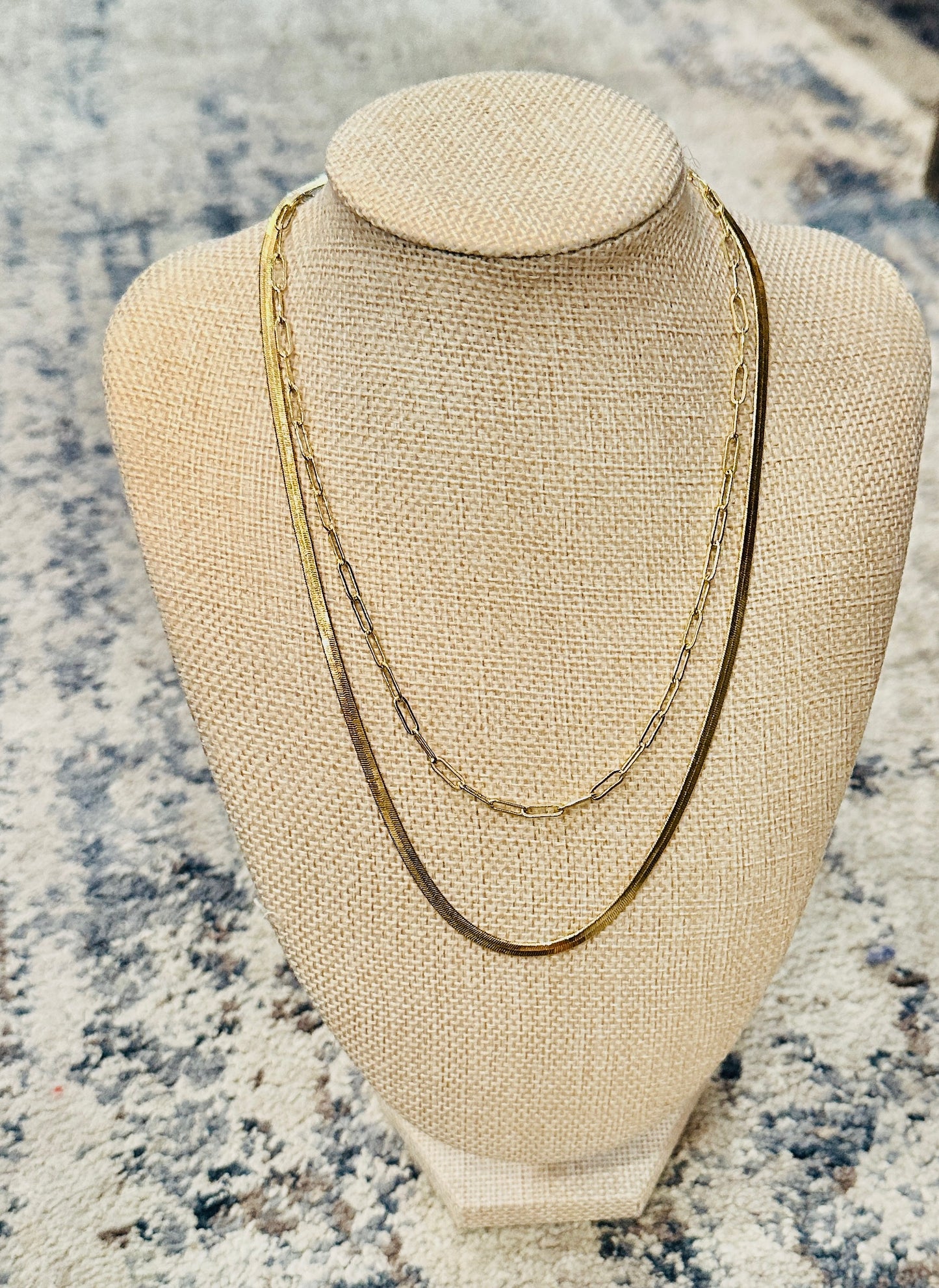 Layered Snake Necklace - Jolie Femme Boutique