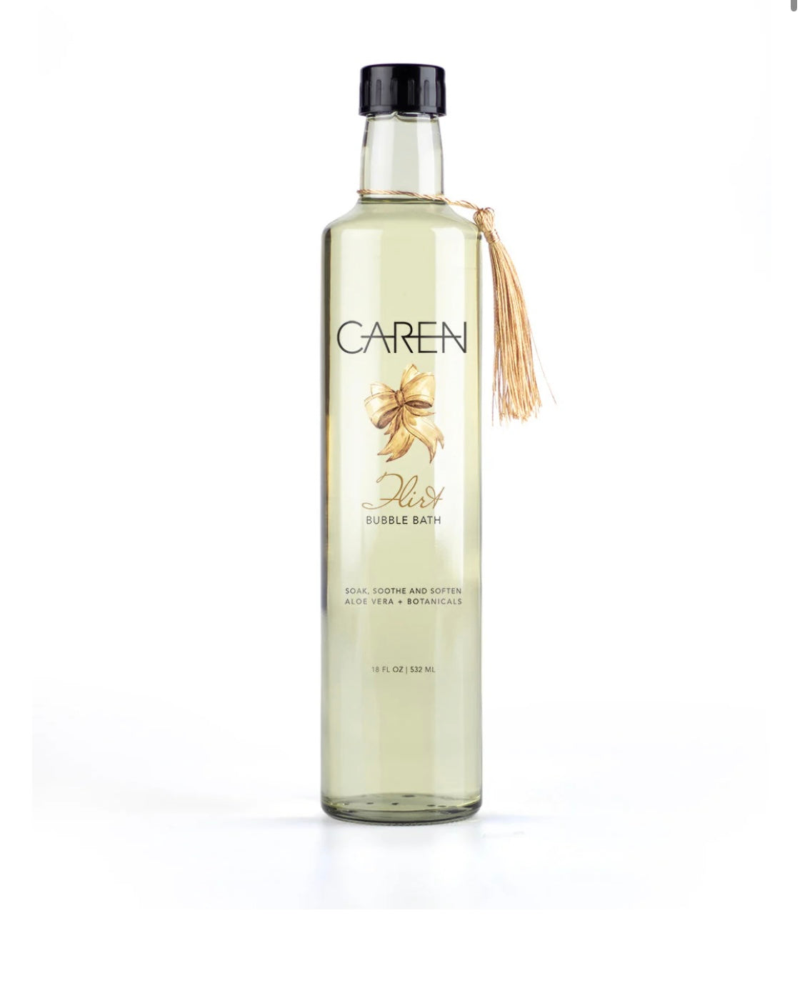Caren Bubble Bath 18oz. Glass Bottle