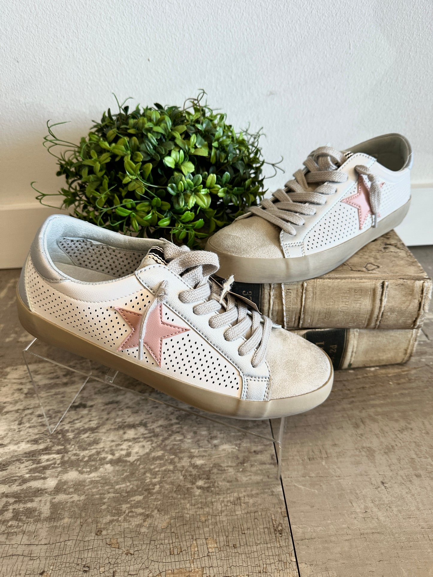 Paula Sneaker - Bone Mesh - Jolie Femme Boutique