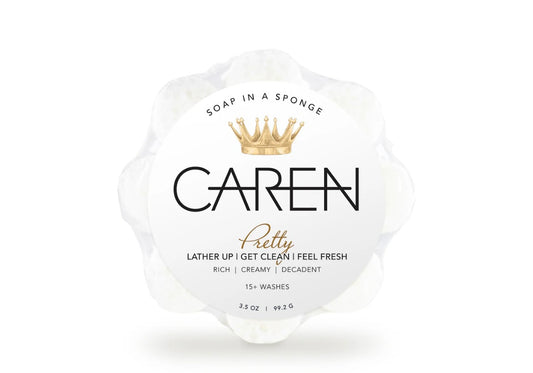 Caren Large Soap In A Sponge - Jolie Femme Boutique