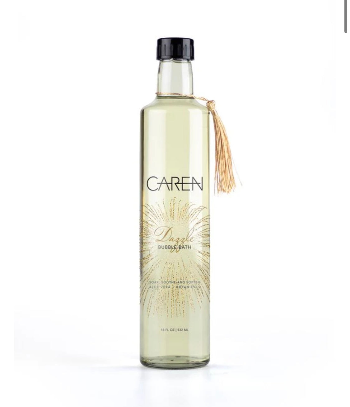Caren Bubble Bath 18oz. Glass Bottle