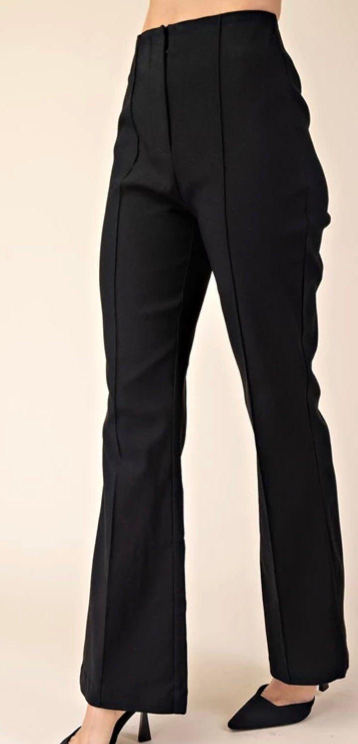Hi Waisted Flare Pant - Jolie Femme Boutique
