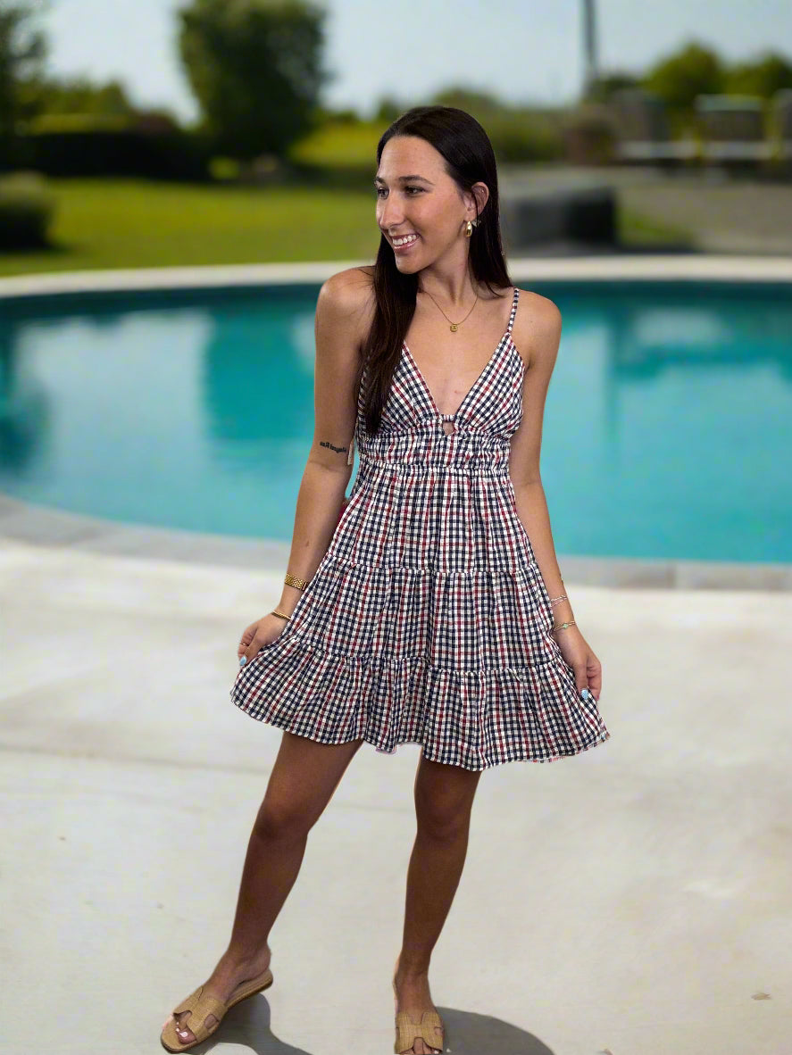 Spaghetti Strap Tiered Dress - Jolie Femme Boutique