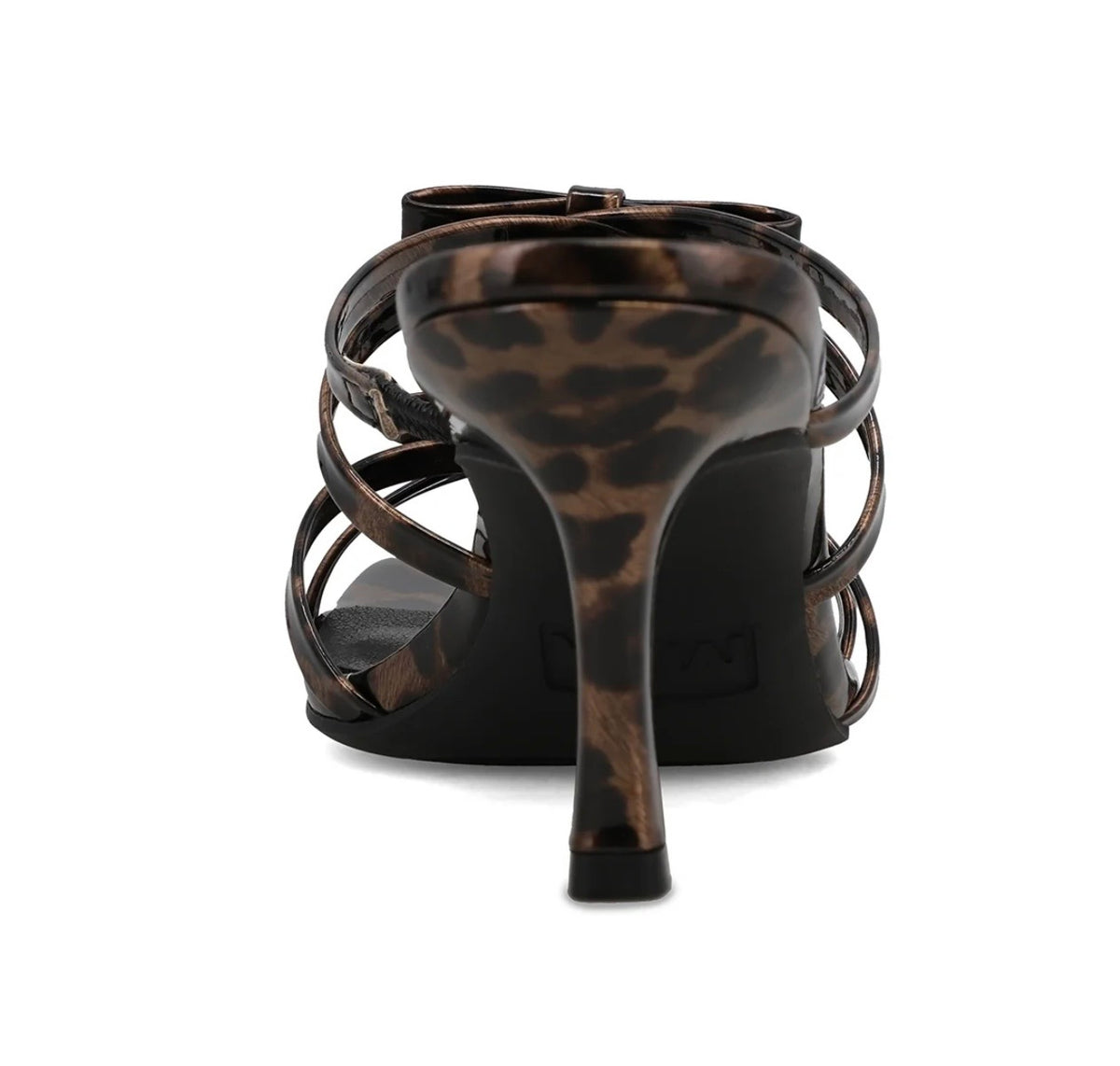 MIA Mia Sonja tortoise heel shoes with patterned finish and elevated heel