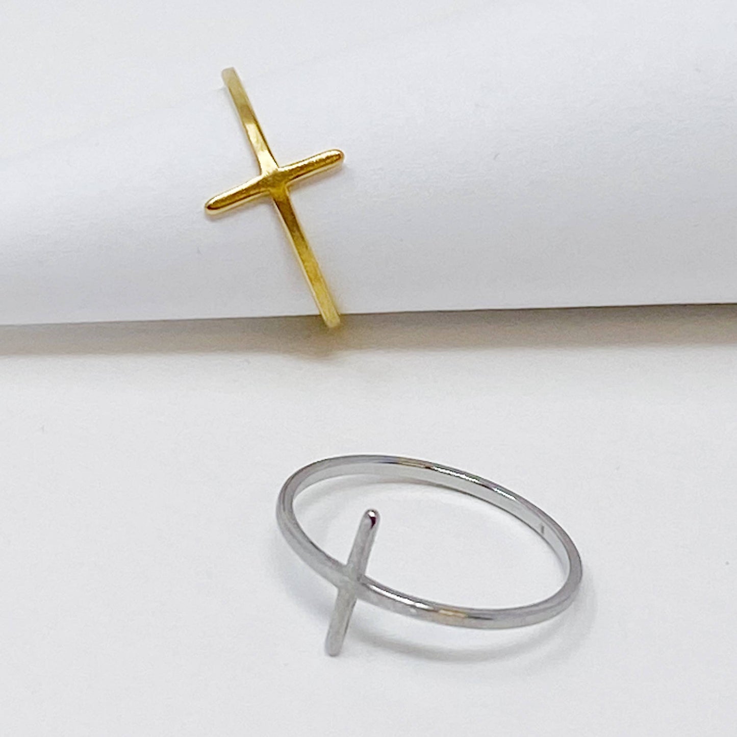 Side Cross Ring - Jolie Femme Boutique