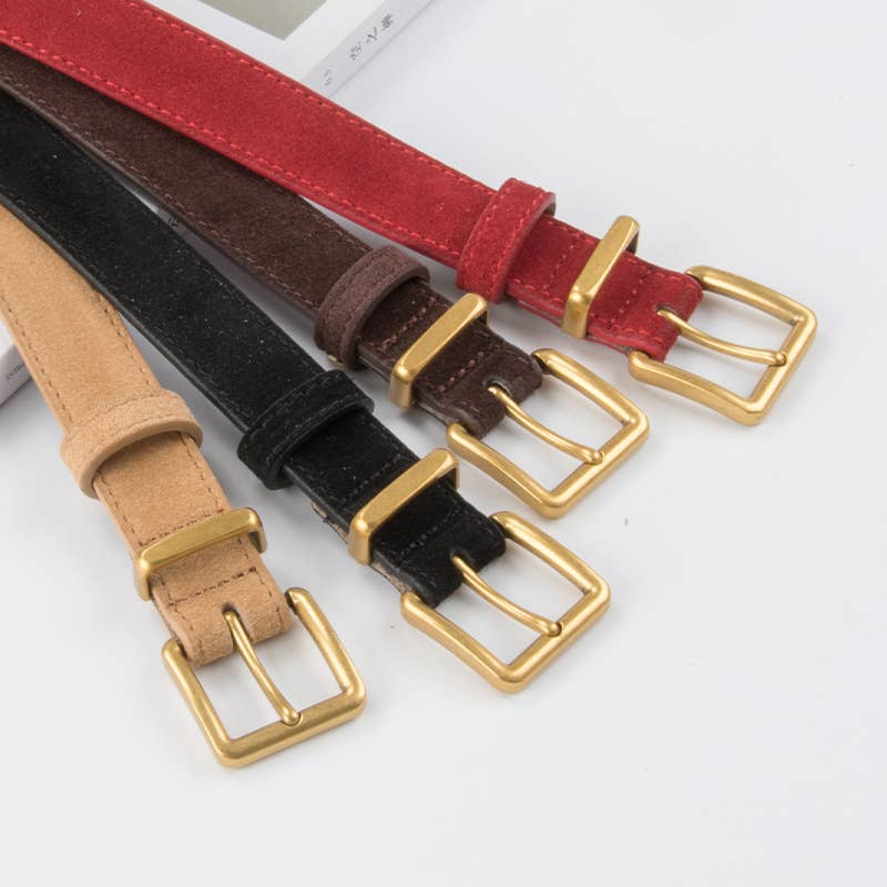 Vintage Suede Belt