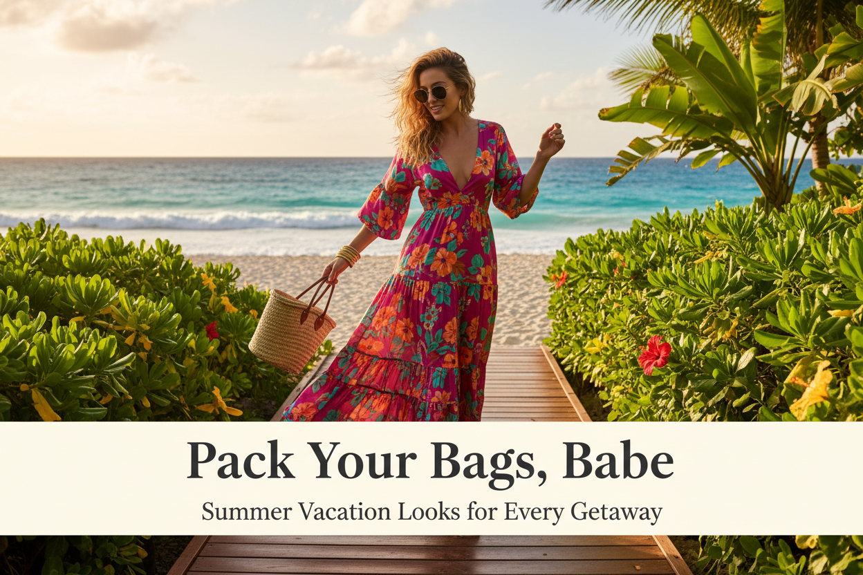 Pack Your Bags, Babe: Summer Vacation Looks for Every Getaway