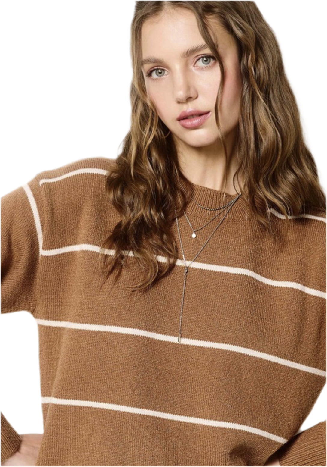 Lose Fit Stripe Sweater