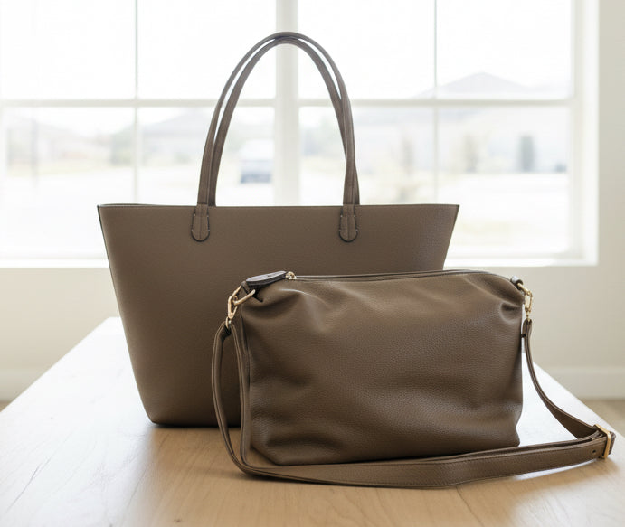 3-N-1  Reversable Tote - Jolie Femme Boutique