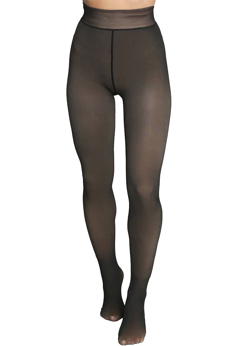 Sheer Fleece Lined Pantyhose Tights - Jolie Femme Boutique