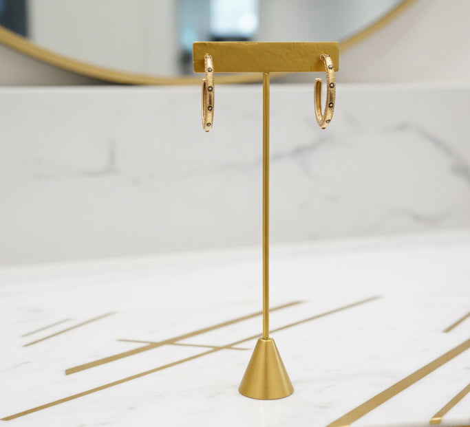 Rhinestone Hoop - Jolie Femme Boutique