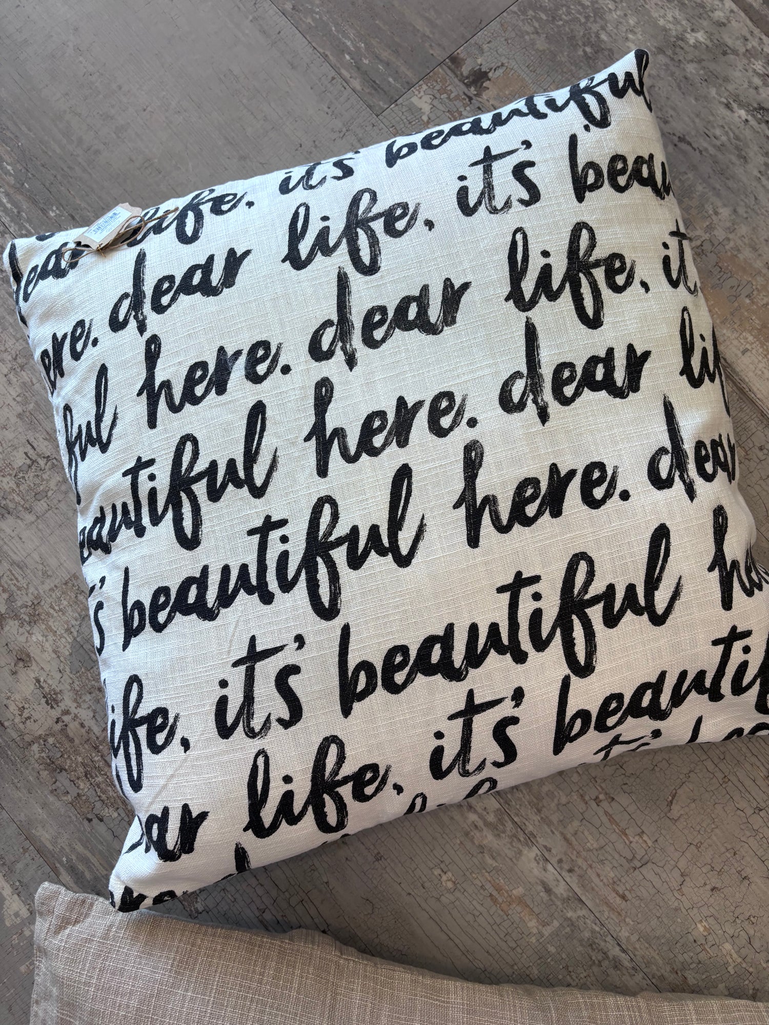 Dear Life Accent Pillow - Jolie Femme Boutique