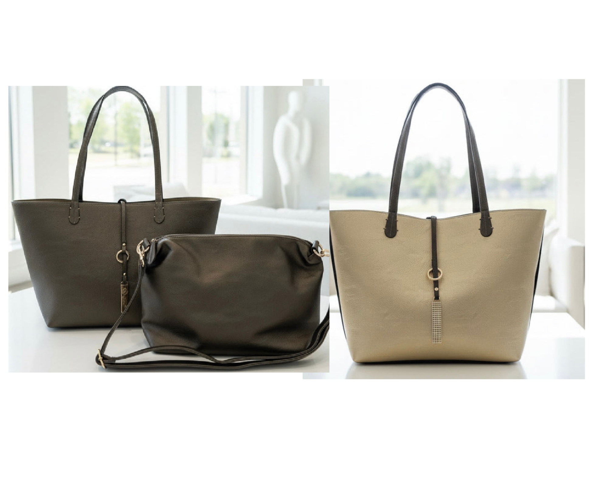 3-N-1  Reversable Tote - Jolie Femme Boutique