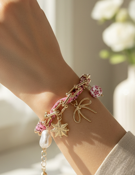 Coquette Scarf Bracelet - Jolie Femme Boutique