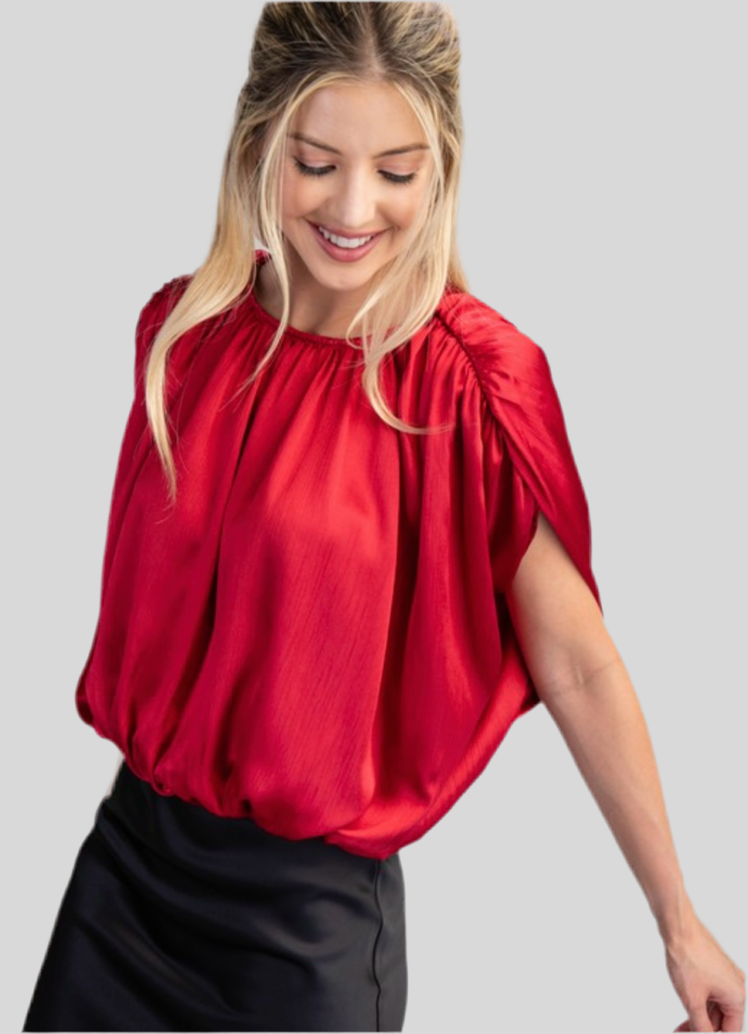 Bubble Hem Top