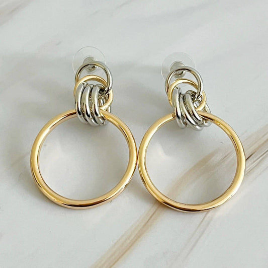 Knock On The Beauty Hoop Earrings - Jolie Femme Boutique