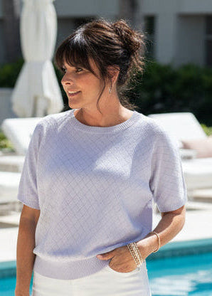 Lavender Dolman Top - Jolie Femme Boutique