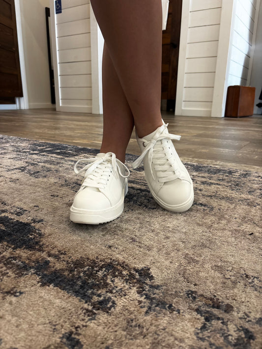 White Athletic Shoe