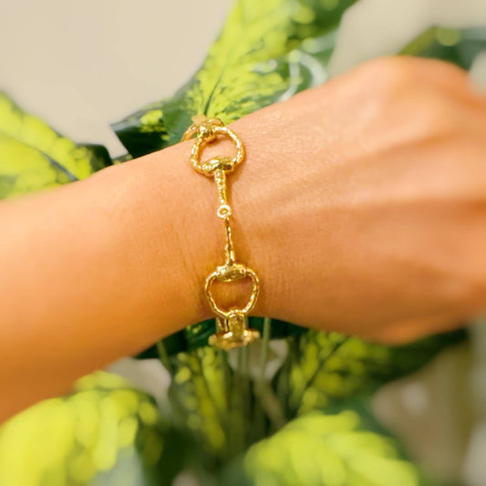 Equestrian Linked Bracelet - Jolie Femme Boutique