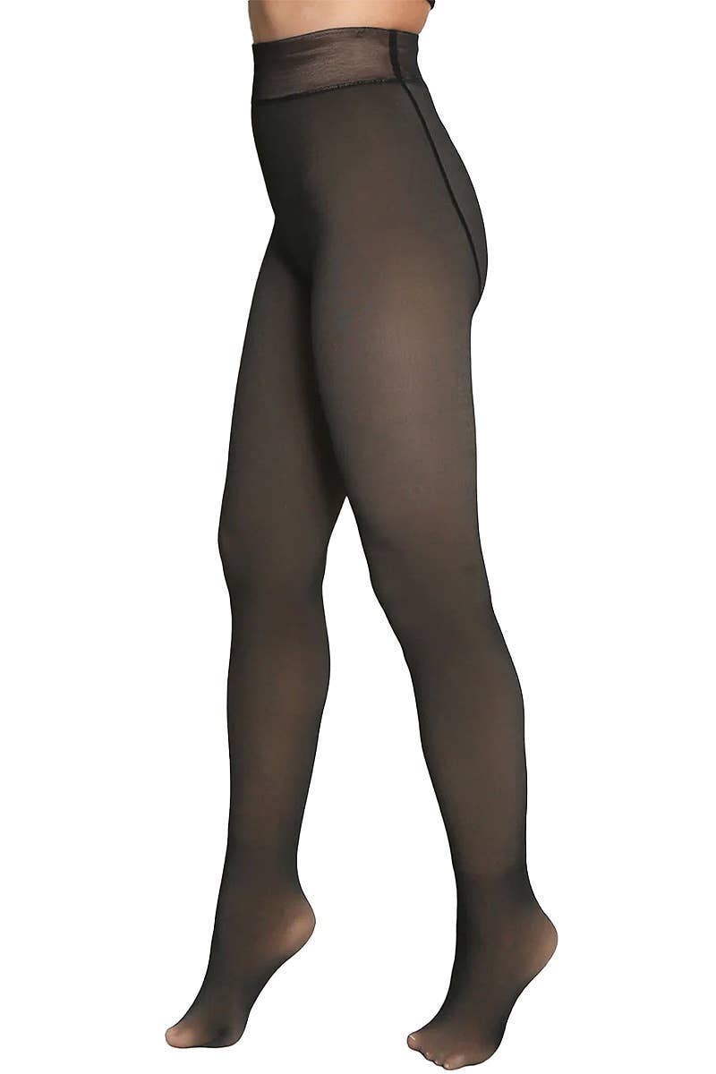 Sheer Fleece Lined Pantyhose Tights - Jolie Femme Boutique