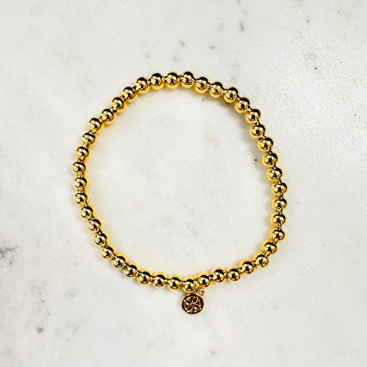 18K Gold Plated Mini Beaded Bracelet