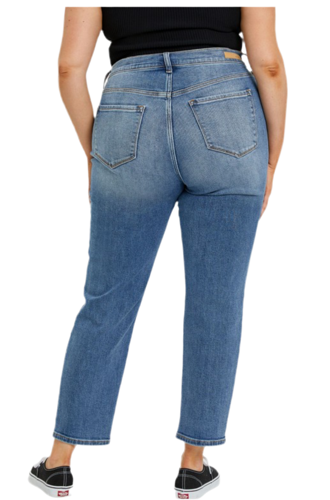 Plus Size Hi Rise Mom Jean