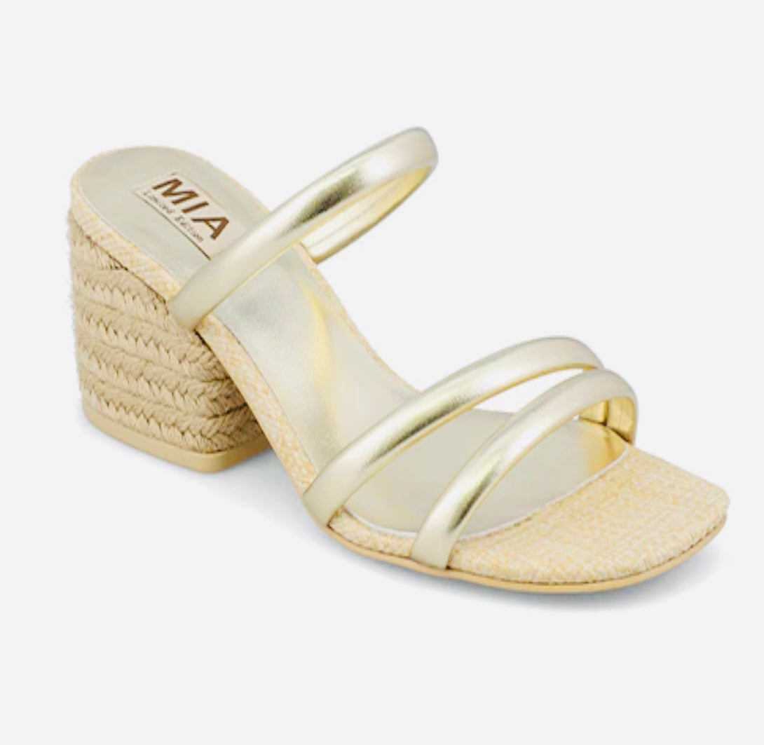 Mia Soft Gold Heel- Limited Edition