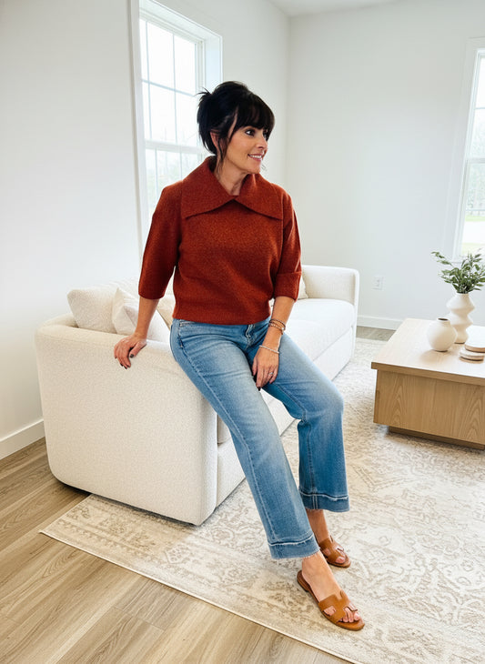 Maple Peter Pan Collar Sweater