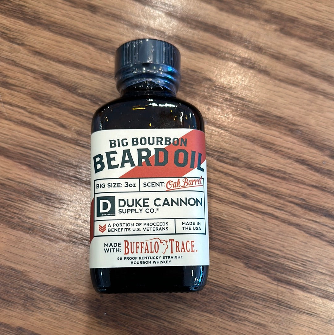 Duke Cannon Big Bourbon Beard OIl - Jolie Femme Boutique