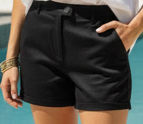 Black Side Pocket Short - Jolie Femme Boutique